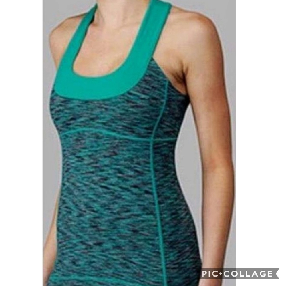 Lululemon Athletica Scoop Neck Racerback Tank Sz 4